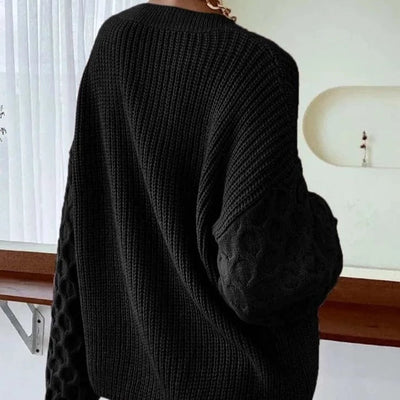 Wicked AF Honeycomb Knitted Sweater