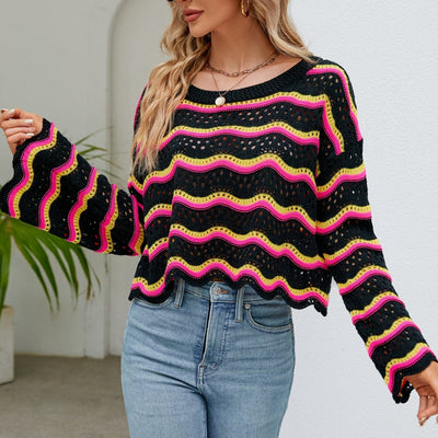 Wicked AF Jessamine Crop Knitted Sweater