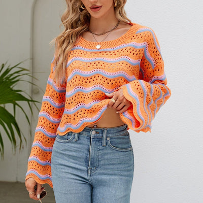 Wicked AF Jessamine Crop Knitted Sweater