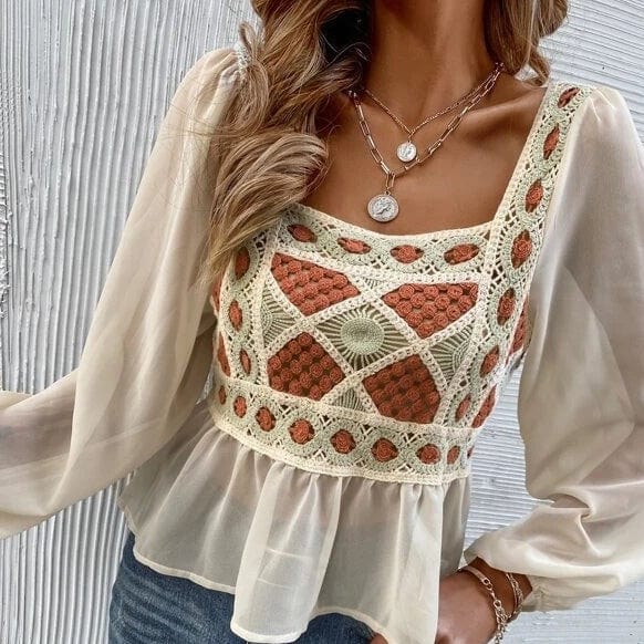 Reddy Rosie Boho Blouse