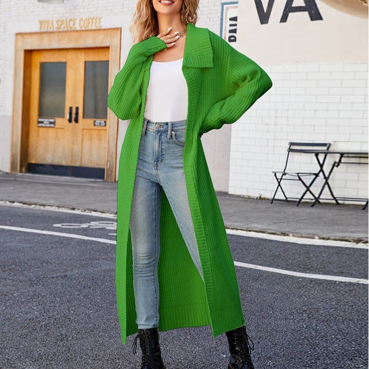 Wicked AF S / Green Nausicaa Long Cardigan