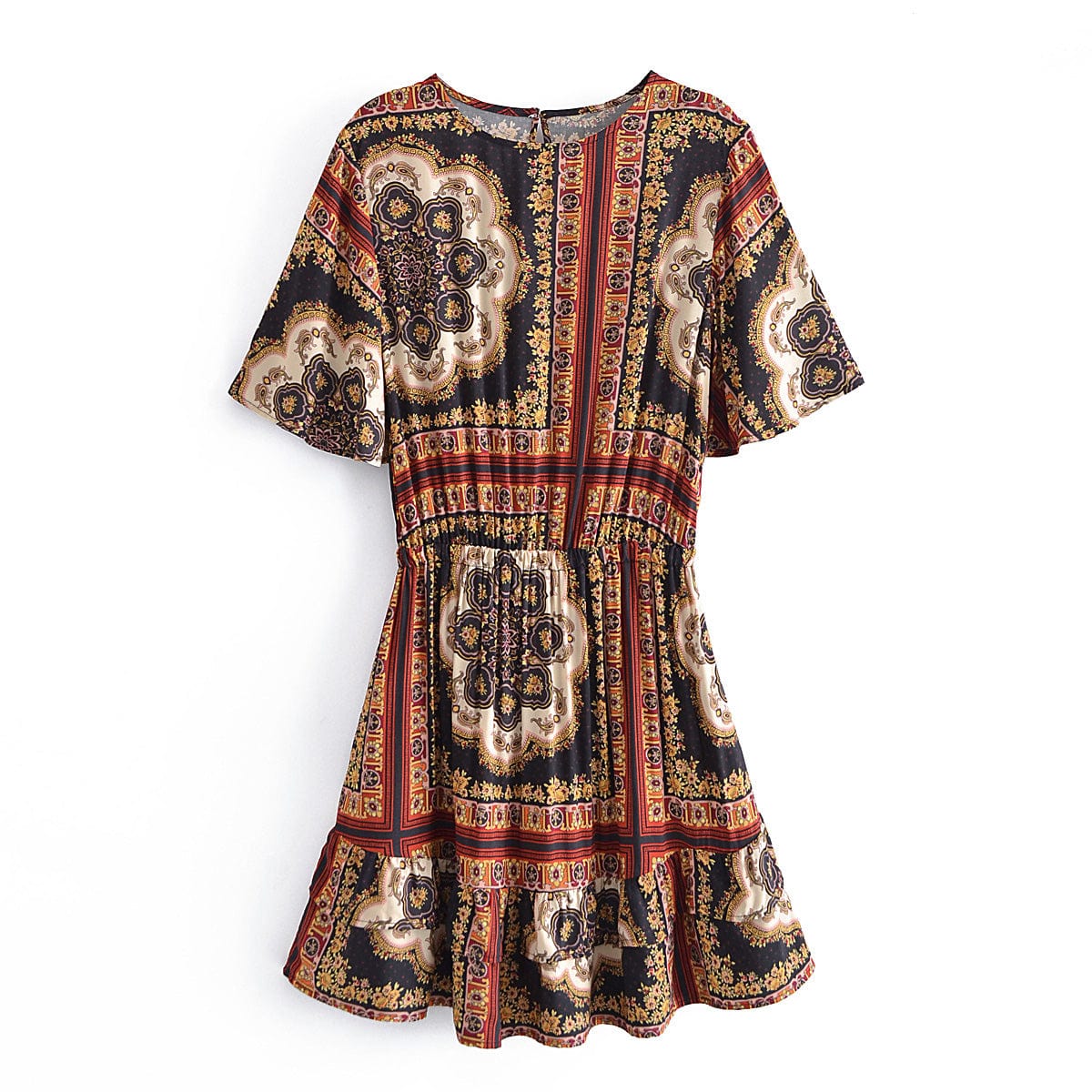 Wicked AF S Liora Boho Mini Dress