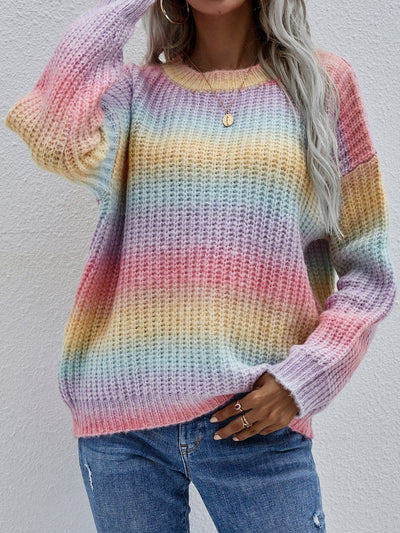 Wicked AF S / Rainbow Melite Knitted Sweater