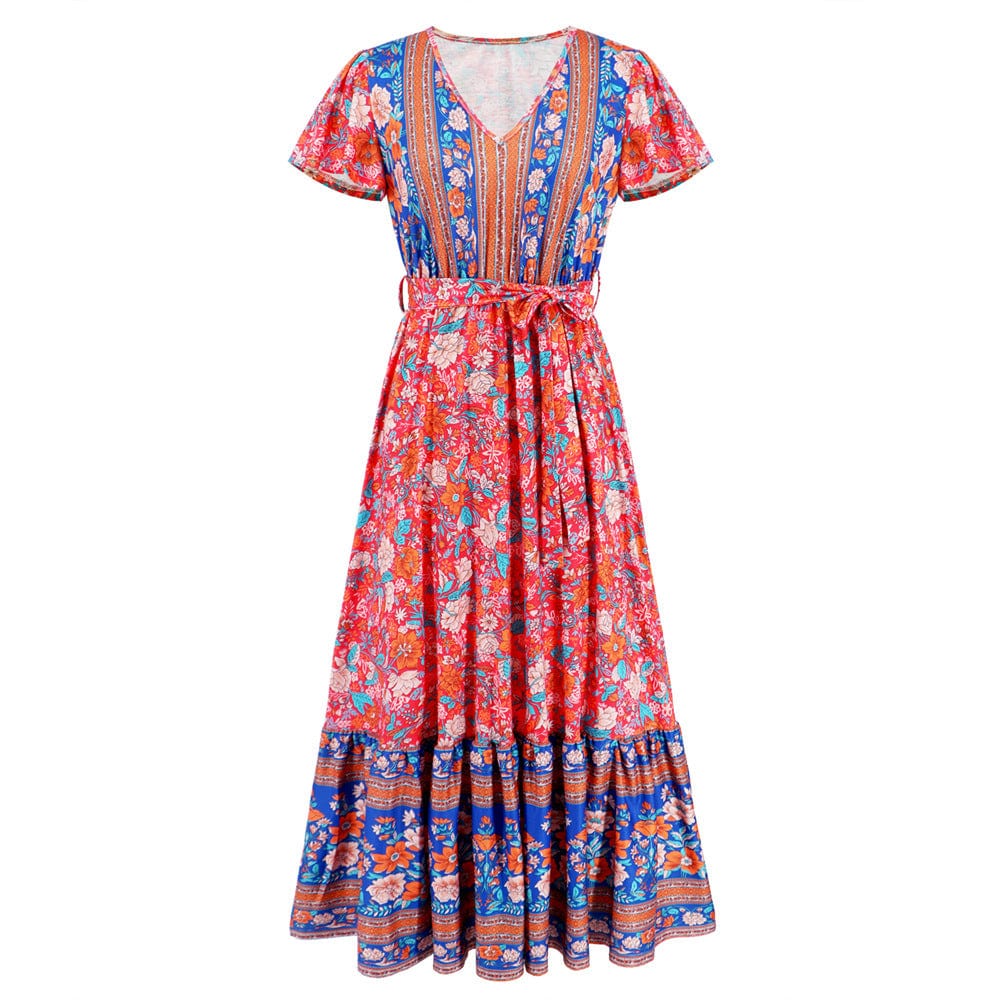 Wicked AF S / Red Lily Boho Maxi Dress