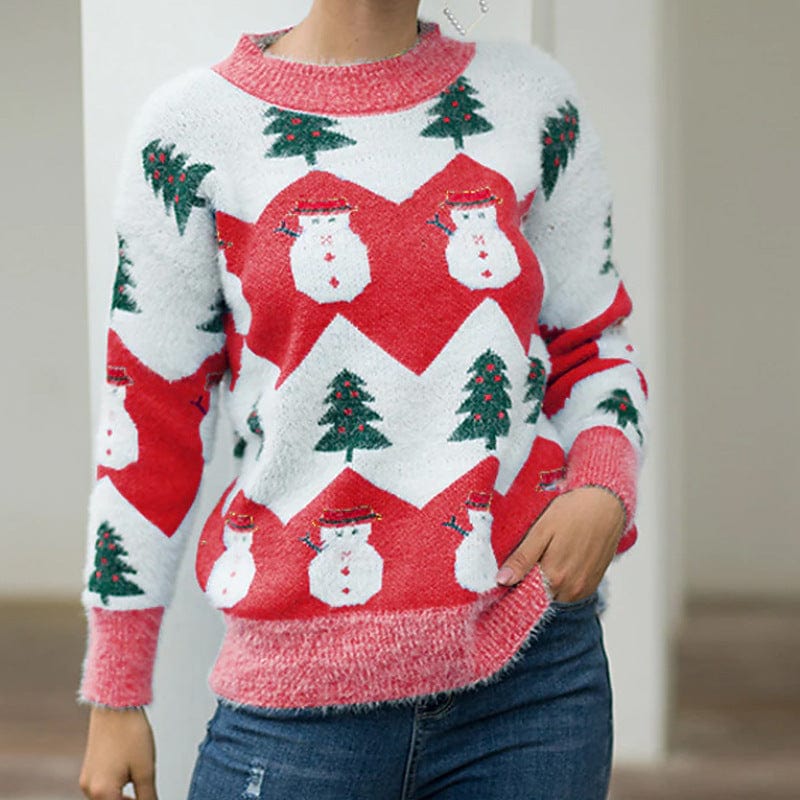 Wicked AF S / Red Xmas Knitted Sweater