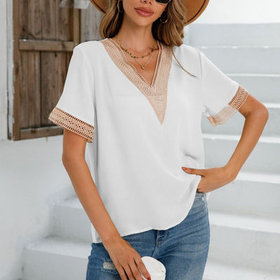 Wicked AF S / White Petunia Boho Blouse