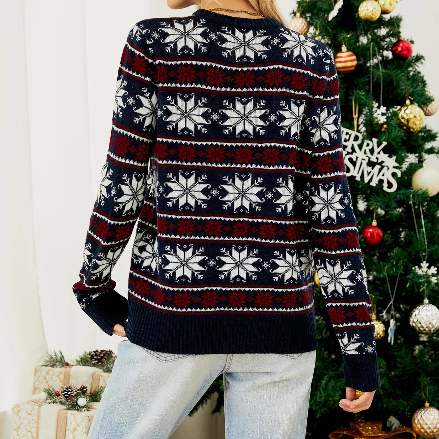 Wicked AF Snowflakes Christmas Sweater