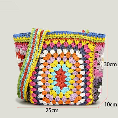 wickedafstore 0 Hand Knitted Crossbody Bag