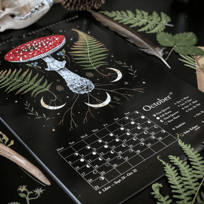 wickedafstore 1 Dark Forest Lunar Calendar