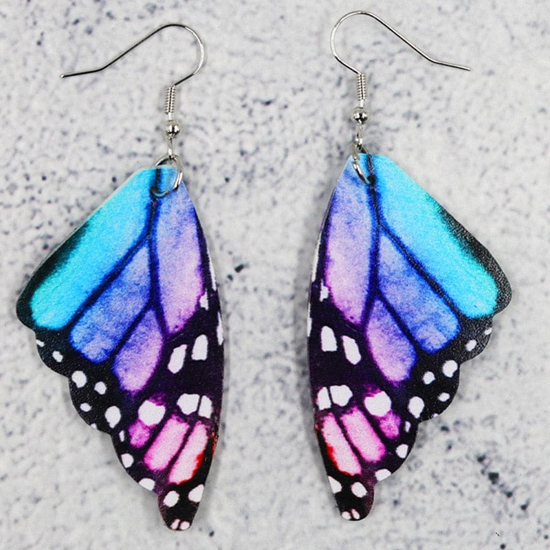 wickedafstore 7 Butterfly Wings Earrings