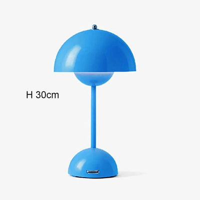 wickedafstore Blue Mushroom Table Lamp