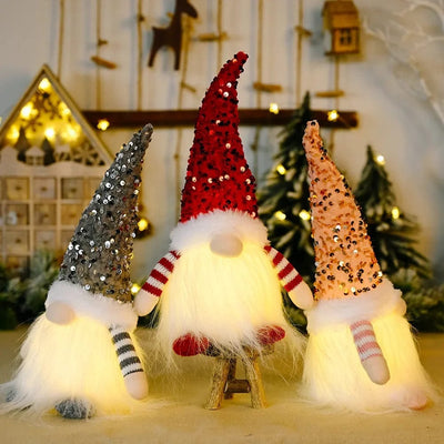 wickedafstore Christmas Gnome Light Decorations