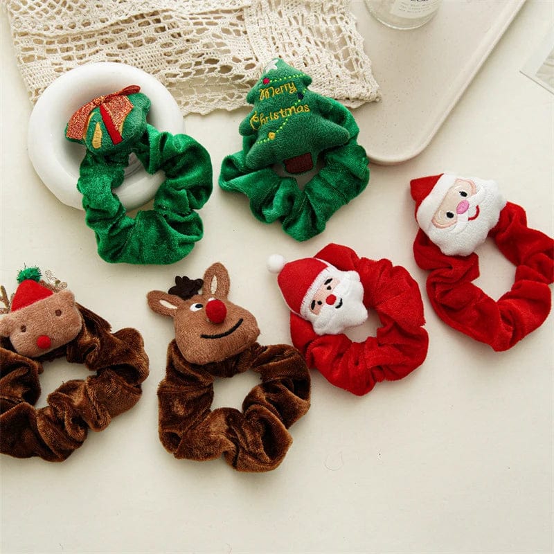 wickedafstore Christmas Scrunchies