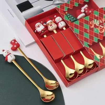 wickedafstore Christmas Spoon & Fork Gift Set