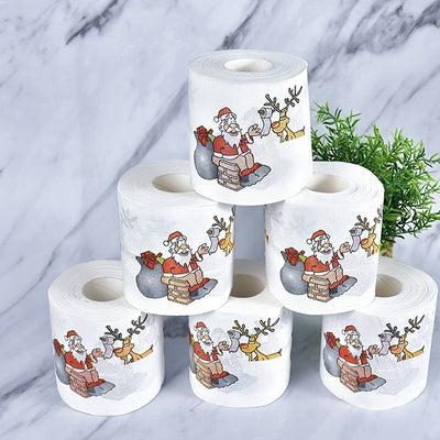 wickedafstore Christmas Toilet Paper