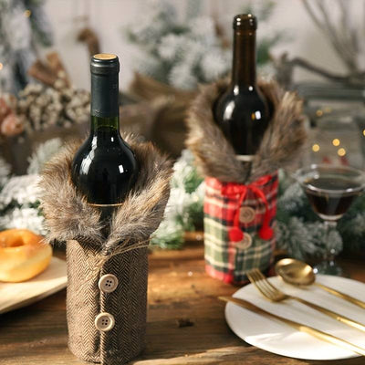 wickedafstore Christmas Wine Bottle Decoration