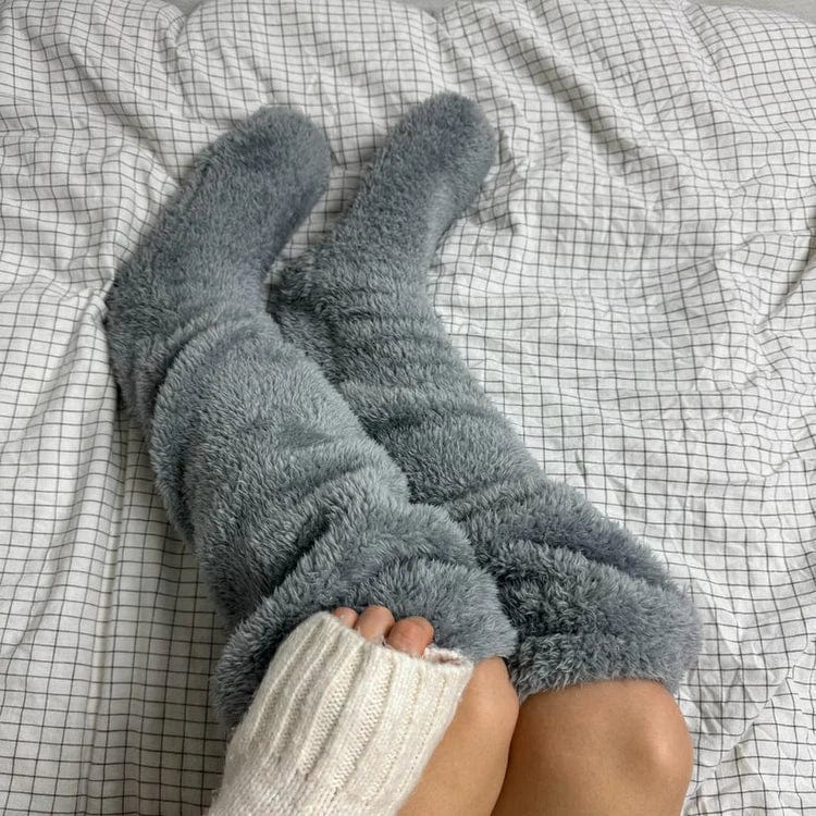 wickedafstore Cozy Legs Sock Slippers