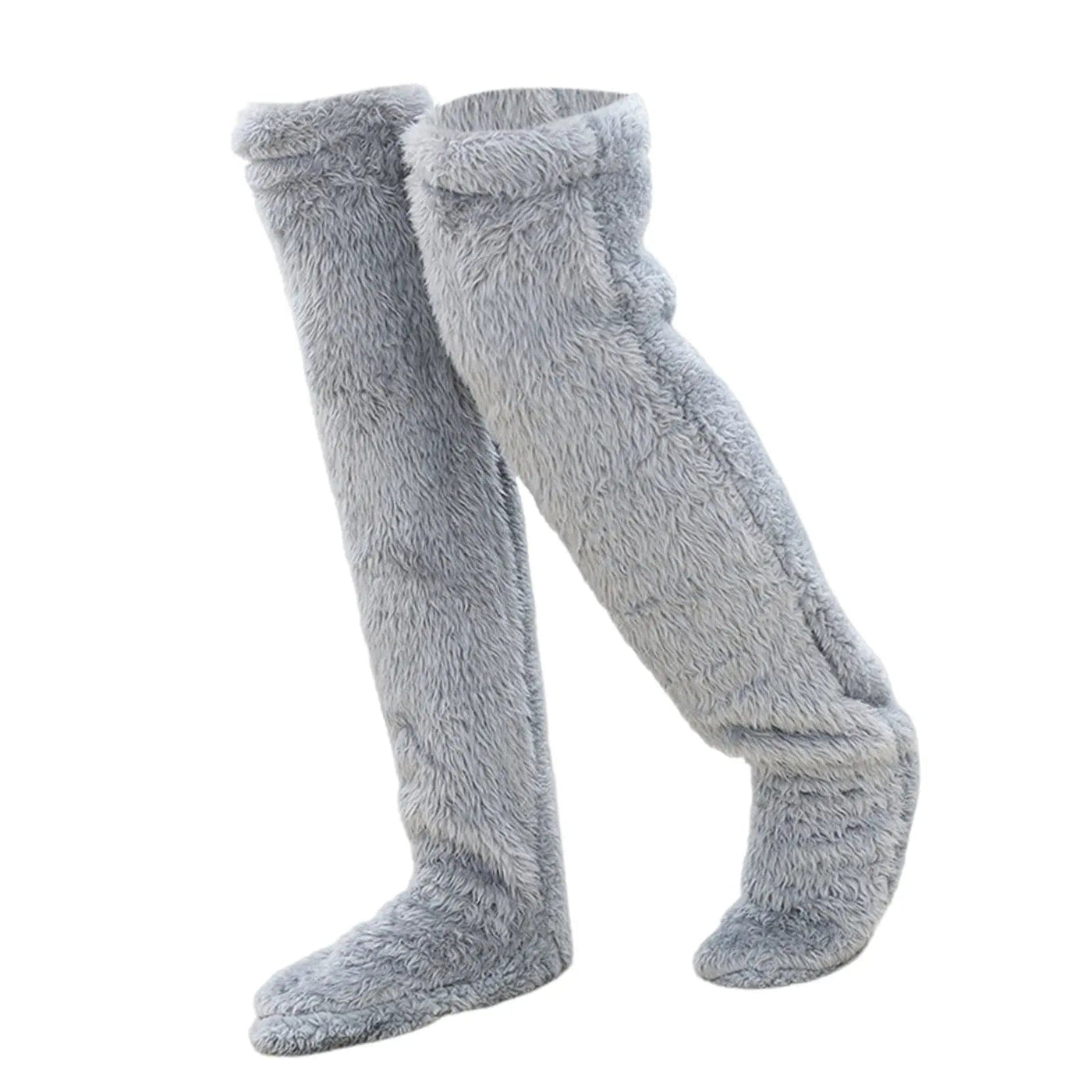 wickedafstore Fluffy Coral Fleece Women's Long Socks  Warm Plush Socks for Women Winter Soft Indoor Floor Towel Socks New Year Gift Christmas