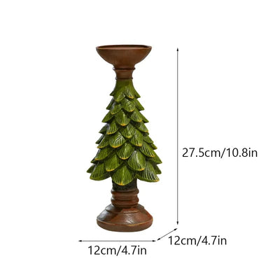 wickedafstore L Christmas Tree Candle Holder