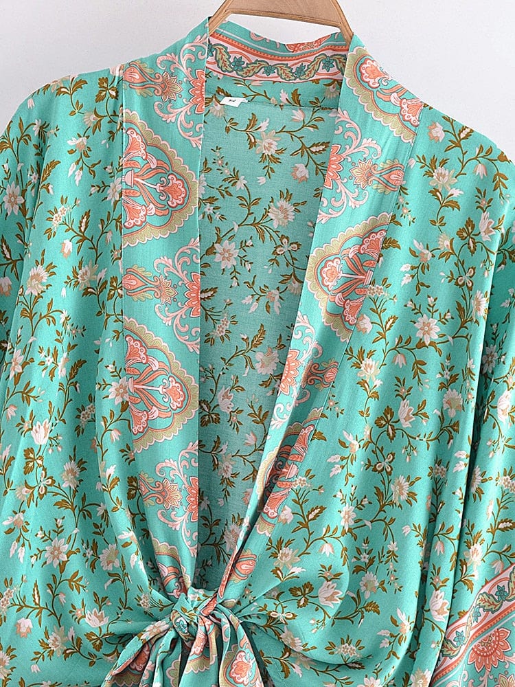 wickedafstore Lavinia Boho Cropped Kimono