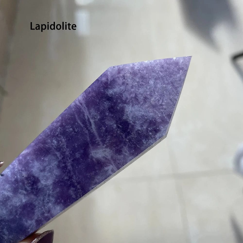 wickedafstore Lepidolite Crystal Pipe