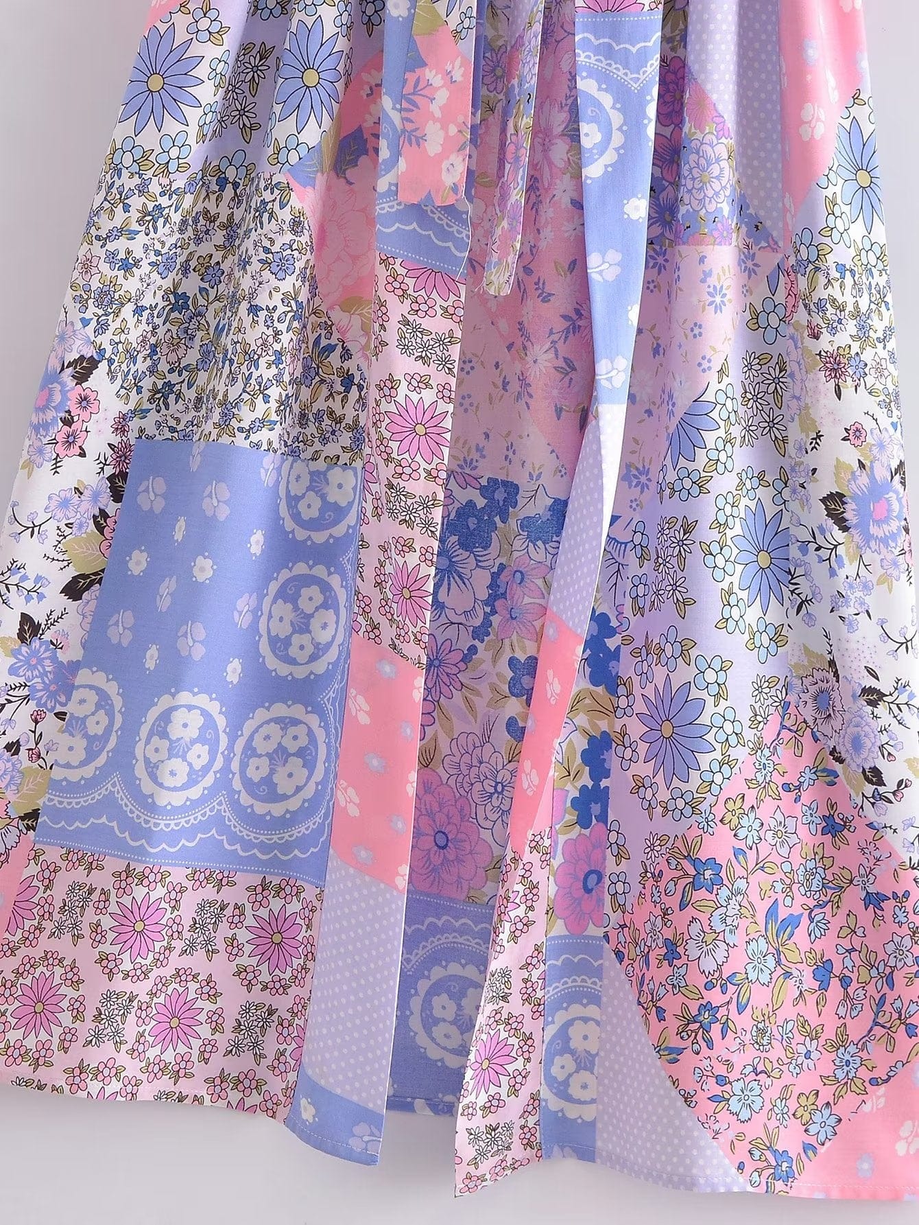wickedafstore Orchid Boho Kimono Robe