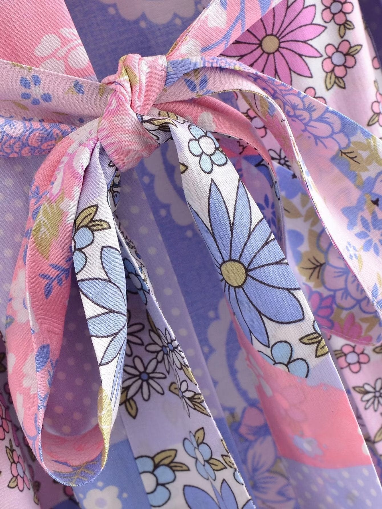 wickedafstore Orchid Boho Kimono Robe