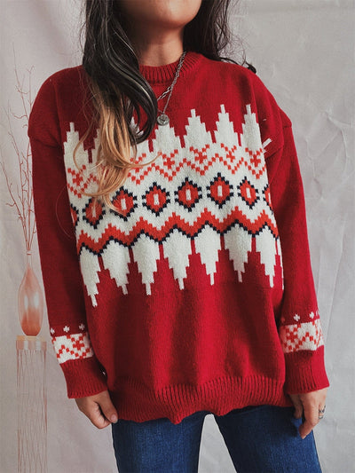 wickedafstore Penelope Diamond Lattice Sweater