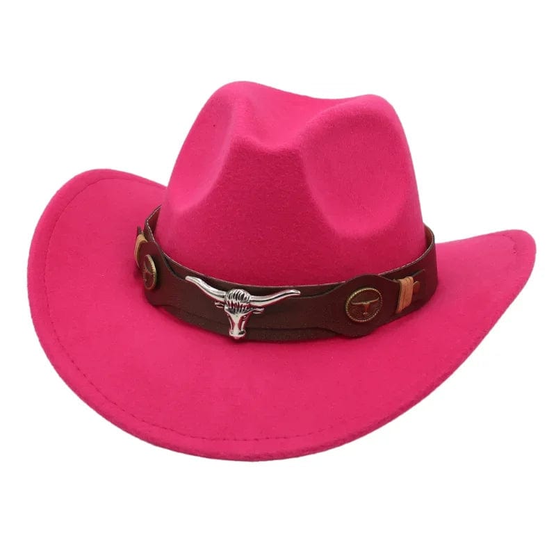 wickedafstore rose ZongNT / M(56-58cm Adult) Western Style Cowboy Hat