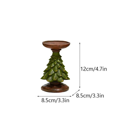 wickedafstore S Christmas Tree Candle Holder