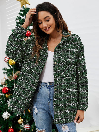 wickedafstore S / Green Merry Hues Christmas Coat