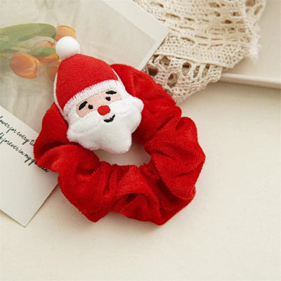 wickedafstore Red Christmas Scrunchies