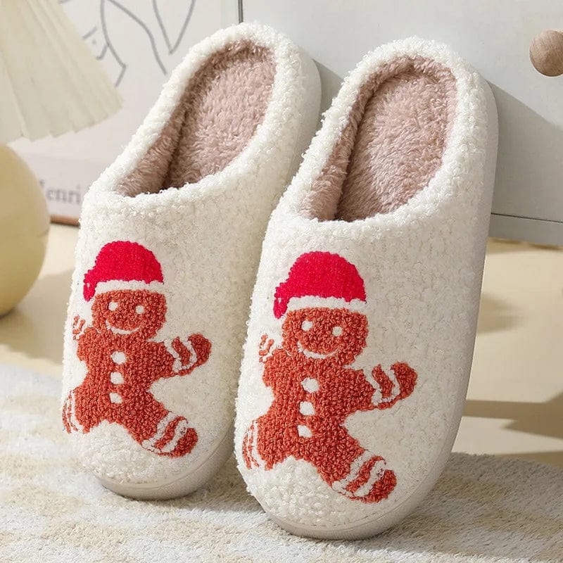 wickedafstore Snowman2 / 36-37 / CHINA Christmas Fulffy Slippers