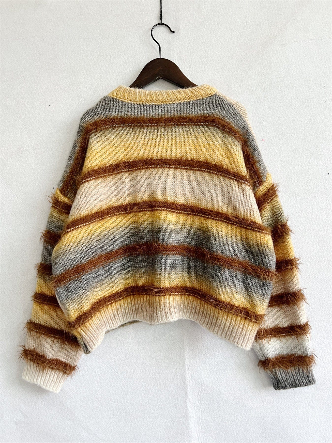 wickedafstore Tayla Gradient Striped Sweater