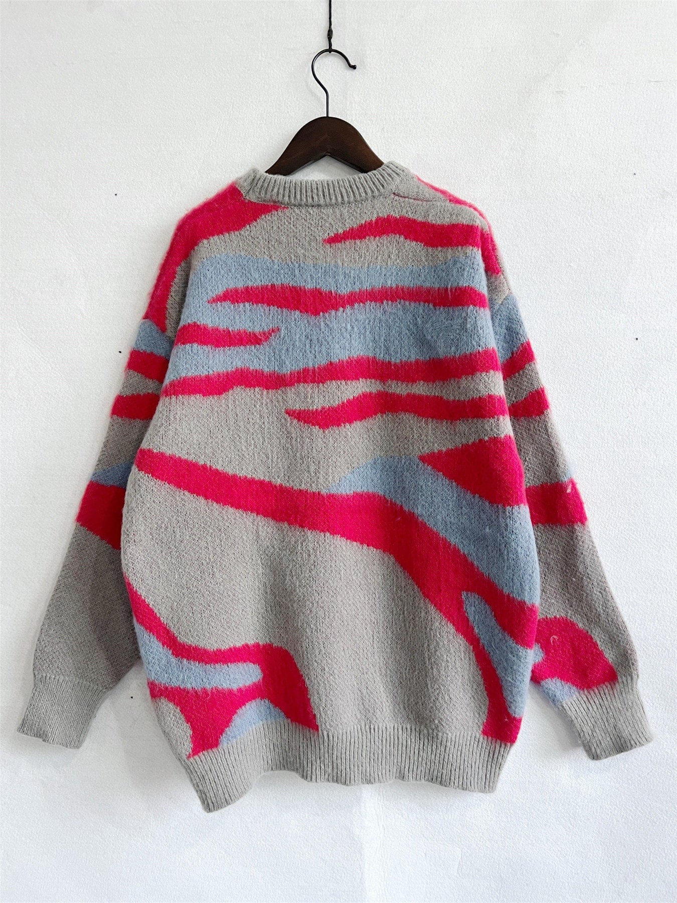 WindMind Lava Burst Brushed Pullover Sweater