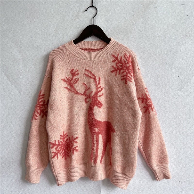 WindMind S / Pink Noelle Knitted Sweater