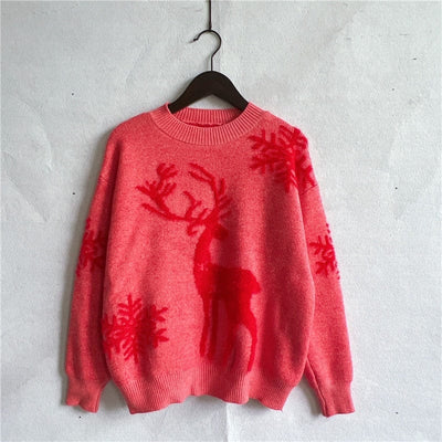 WindMind S / Red Noelle Knitted Sweater