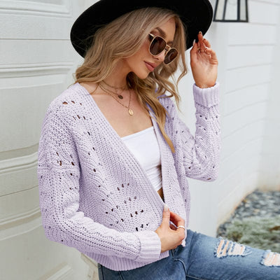 YINHAN S / Lavender Euphemia Cardigan