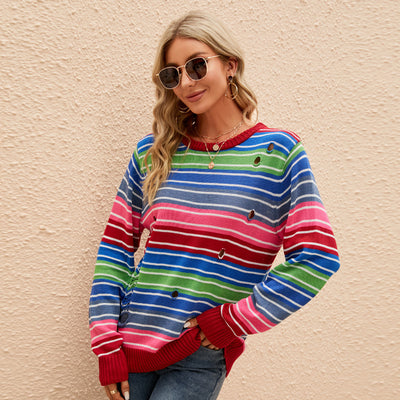 Lulu Multicolor Striped Sweater