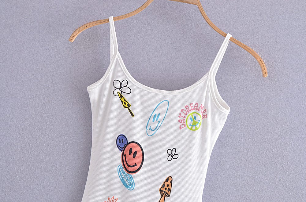 TinkleBell Hippie Inspired Graphic Cami Top