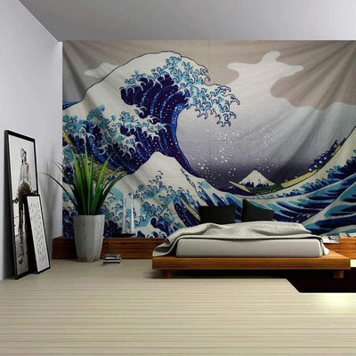 WickedAF 130x150cm/51.2"x59" Wave After Wave Tapestry
