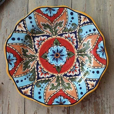 Hand-painted Ceramic Plate
