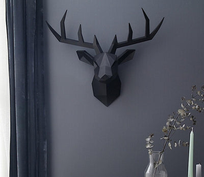 WickedAF 3D Deer Head Wall Statue