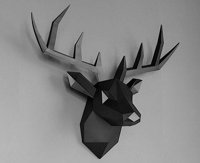 WickedAF 3D Deer Head Wall Statue