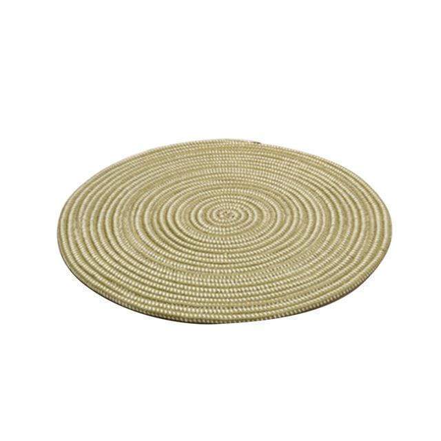 Woven Round Tatami Carpet - wickedafstore