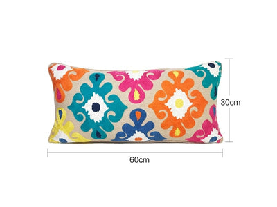 WickedAF A Geometric Design Embroidery Pillow Cover