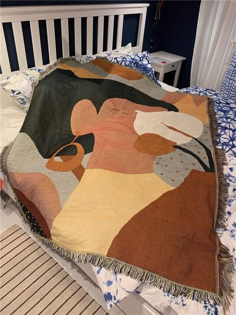 WickedAF A Girl's Personality Throw Blanket