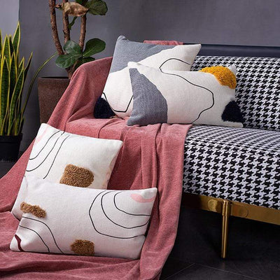 WickedAF Abstract Line Handmade Cushion Covers