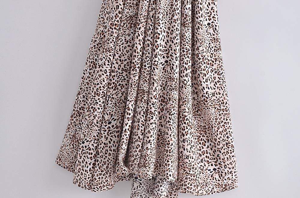 WickedAF All-Over Animal Print Maxi Dress