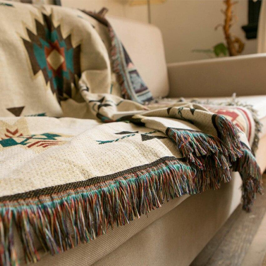 Native American Throws Sofa JAWO Aztec Throw Blanket, Native American